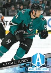 Maxim Letunov #487 - 2020-21 Series 2 - Young Guns